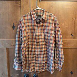 Jos. A. Bank Travelers Tailored Fit Buttondown Long-Sleeve Dress Shirt Mens XL